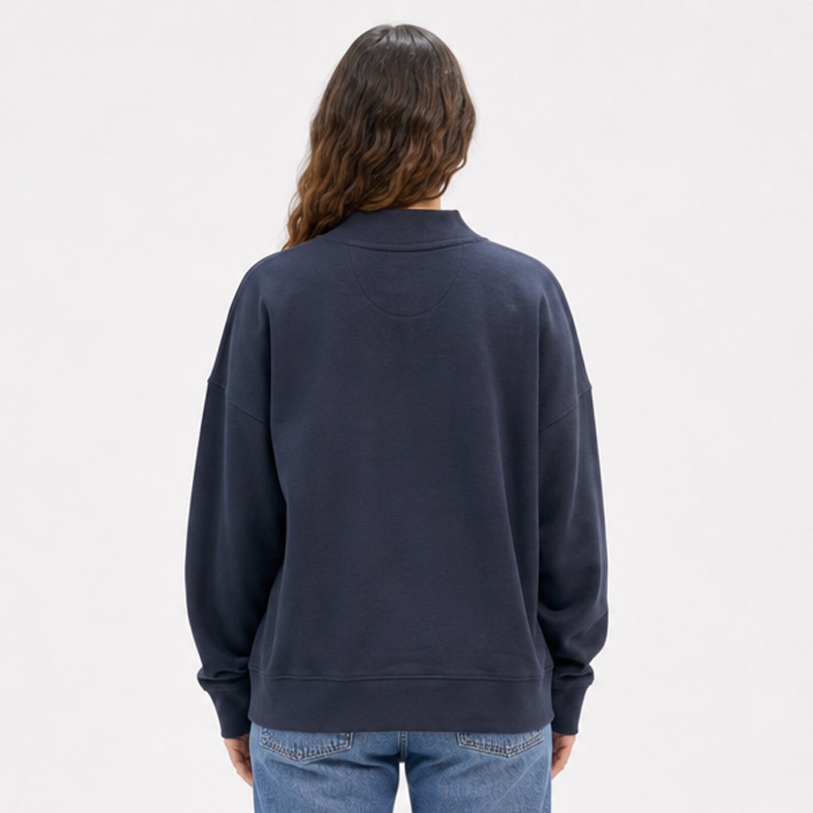 Signature Mock Womens Crew Sweatshirt