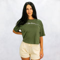 Follow the Waves Womens Cropped T-Shirt