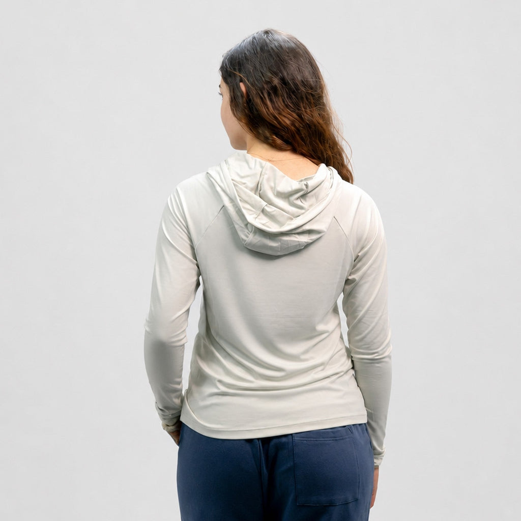 Serenity Hooded Womens UV Sun Protection LS Shirt