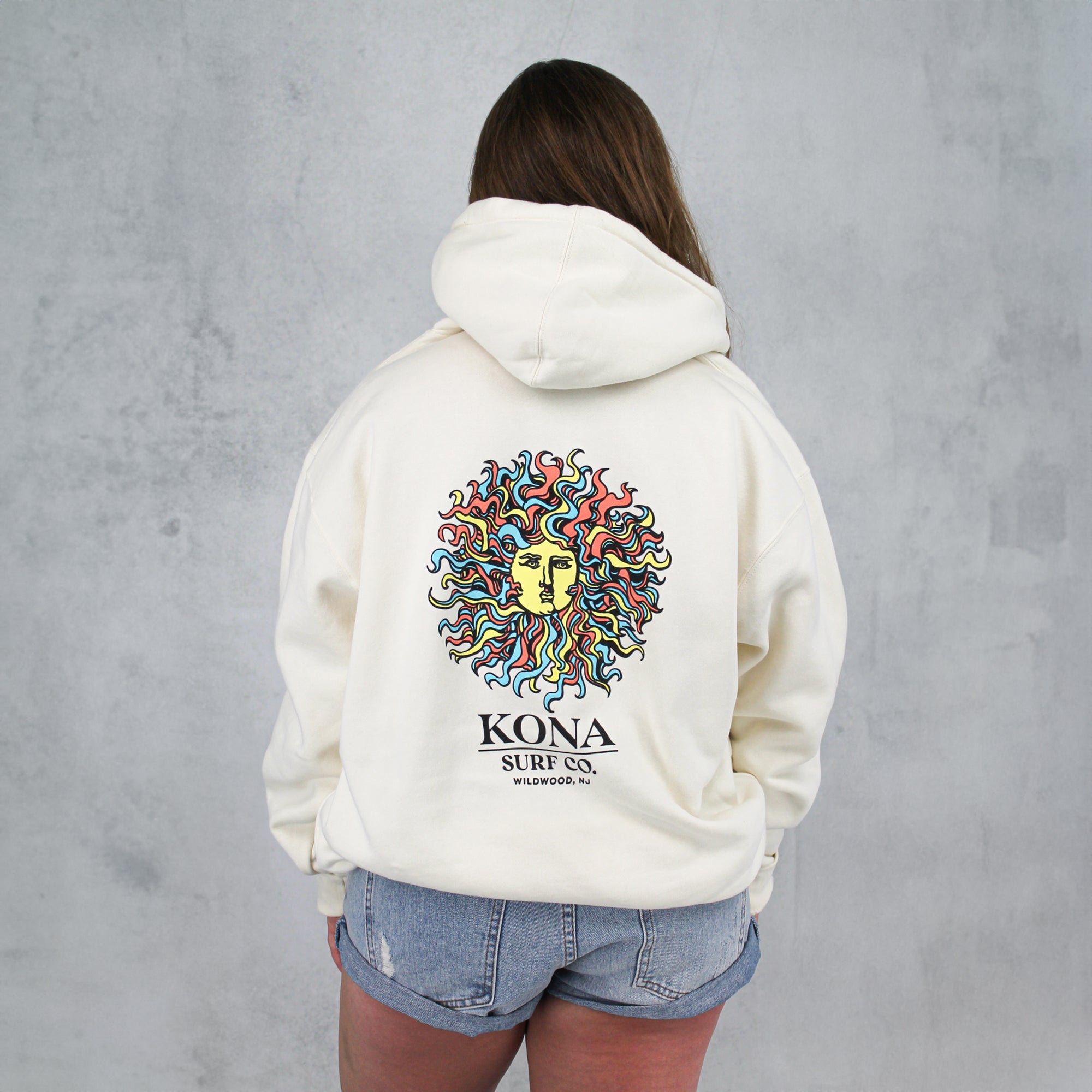 Original Sun Womens Pullover Hoodie