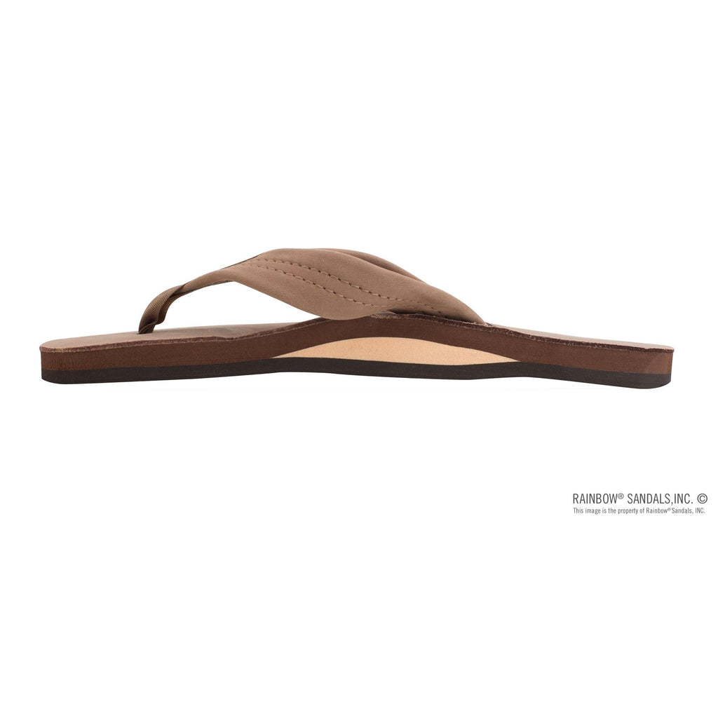 Rainbow Single Layer Wide Strap Womens Sandals