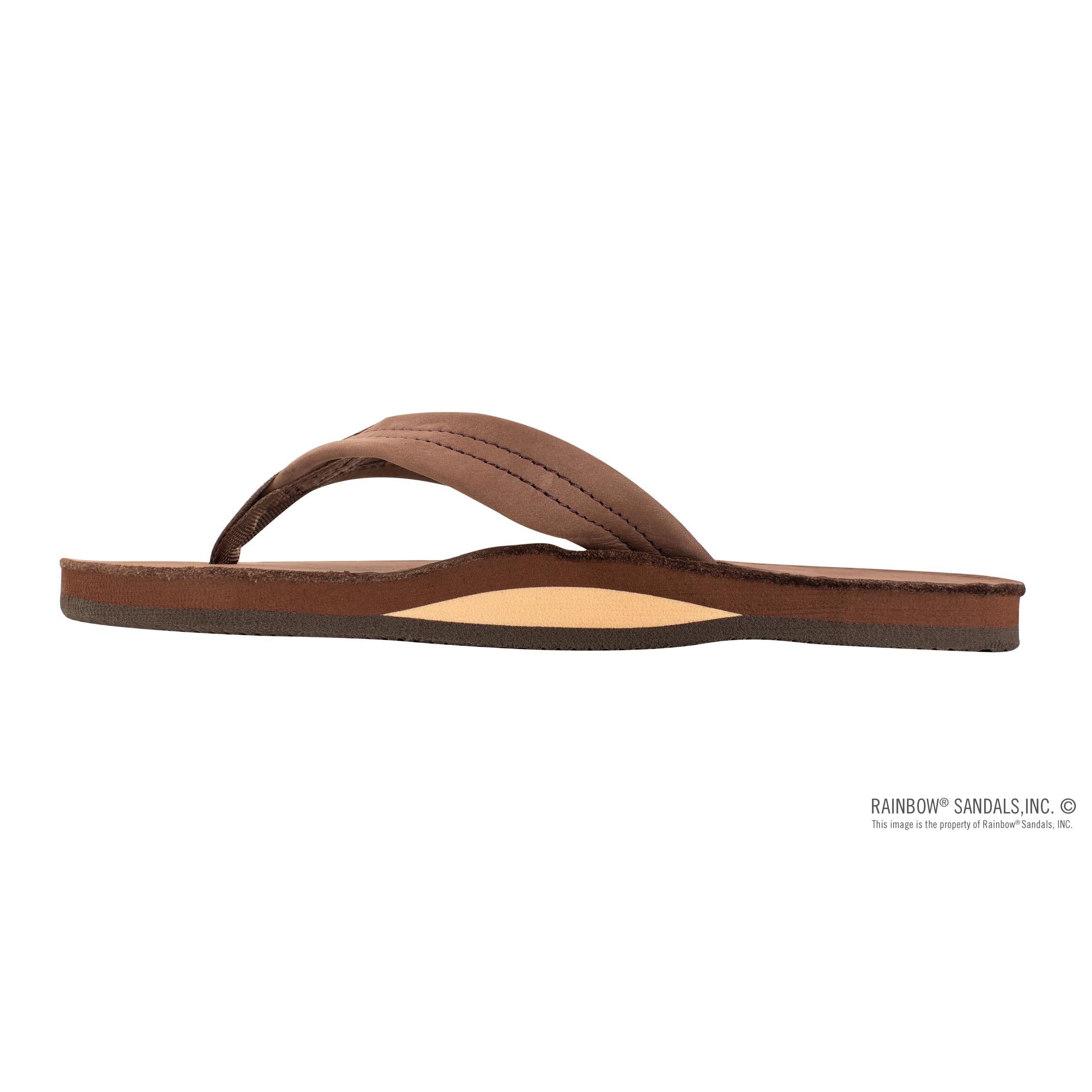 Rainbow Single Layer Wide Strap Womens Sandals