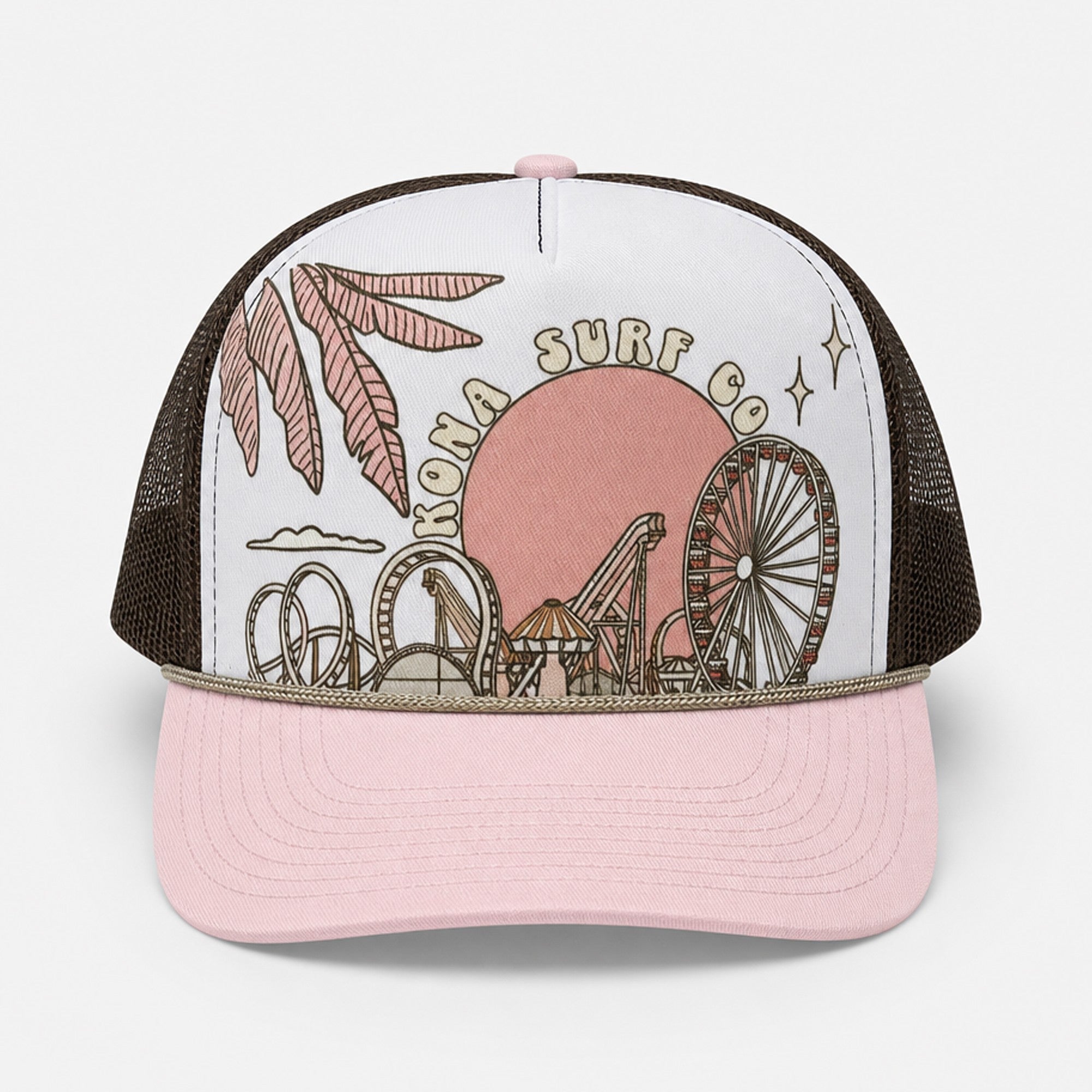 Summer Sunrise Girls Trucker Hat
